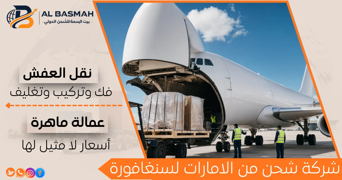 شركة شحن من الامارات لسنغافورة